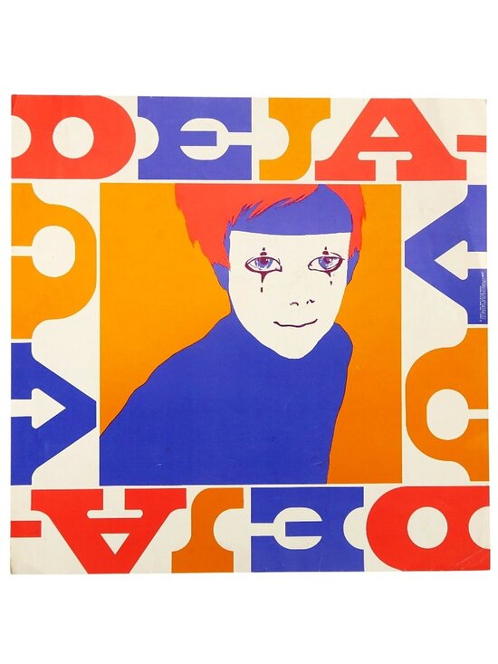 Bob G.H. McKendrick Other - 1969 Pop Art Lithograph Poster – “Deja-Vu” by Bob G.H. McKendrick, Mime Portrait